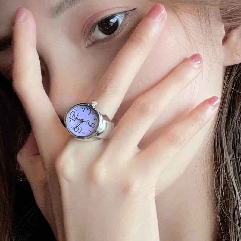 Elastic Stretchy Watch Ring For Men's and Women